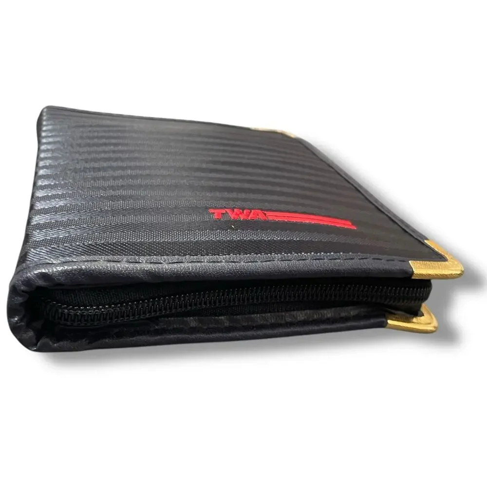 TWA Airlines Royal Ambassador Travel Kit Address Book Pen Pencil Calculator